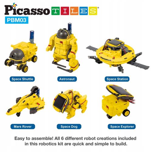 Robot solarny interaktywny 6w1 6 robotów zasilany słońcem edukacyjny kosmos na Arena.pl