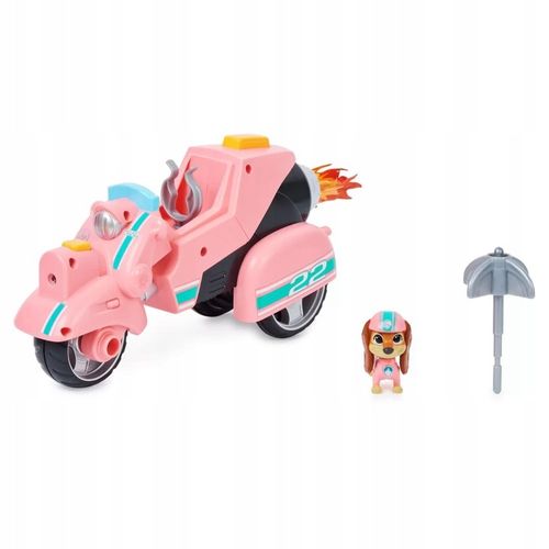 PSI PATROL THE MOVIE ZESTAW POJAZD MOTOCYKL + FIGURKA LIBERTY PIESEK 3+ na Arena.pl