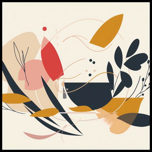 Plakat 100x100cm Porywista Flora na Arena.pl