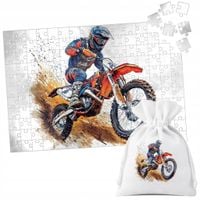 PUZZLE TRADYCYJNE - MOTOR MOTOCYKL MOTOCROSS - 70 el