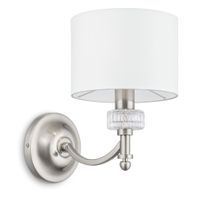 Kinkiet LAMPA ścienna ALICANTE MOD014WL-01N Maytoni abażurowa OPRAWA glamour nikiel