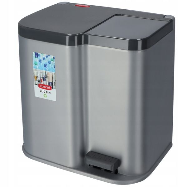 Curver 234471 Kosz Do Segregacji Duo Dalbin zdjęcie 1