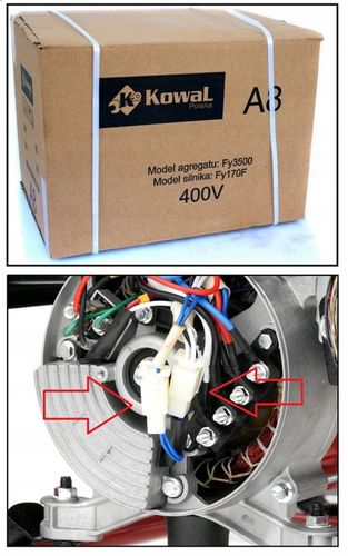 PROFESJONALNY AGREGAT PRĄDOTWÓRCZY 5,2kW prądu AVR+ MIEDZIANY STOJAN na Arena.pl