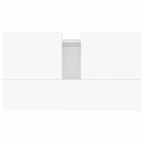 Szafka łazienkowa, biała, wysoki połysk, 58x33x60 cm na Arena.pl