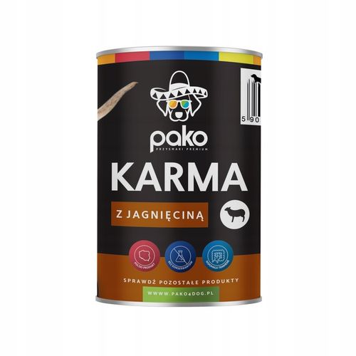 MOKRA KARMA DLA PSA PUSZKA PREMIUM PAKO 24 X 400 MIX 4 SMAKÓW na Arena.pl