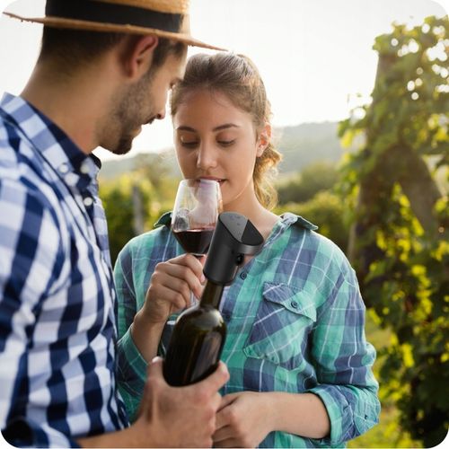 DOZOWNIK NALEWAK DO ALKOHOLU WINA WHISKEY ELEKTRYCZNY AUTOMATYCZNY AERATOR na Arena.pl