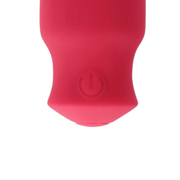 Cone Shaped Bullet Vibrator - Blushing Red zdjęcie 6