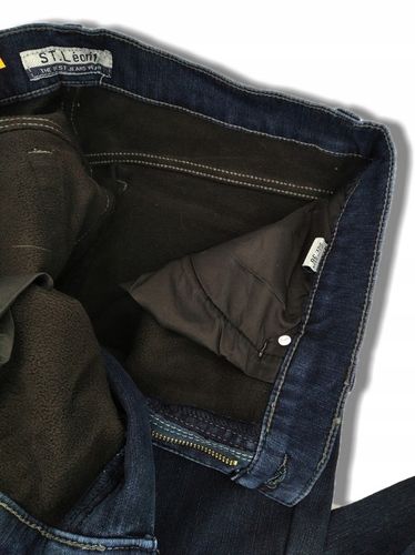 SPODNIE OCIEPLANE MĘSKIE JEANS W33 PAS: 86-88 CM na Arena.pl