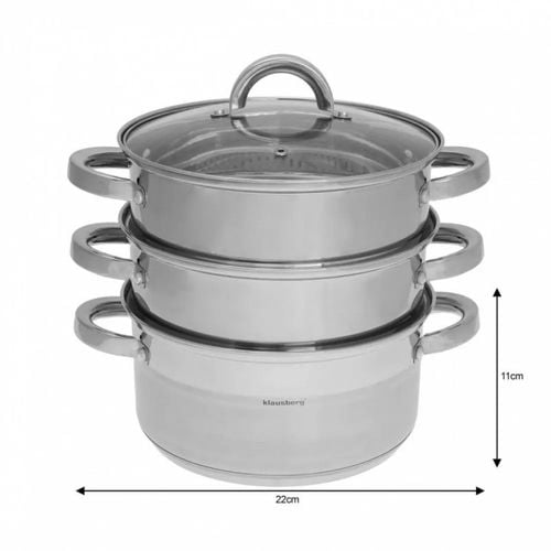 garnek na parę klausberg 4 elem. 22cm kb-7142 na Arena.pl