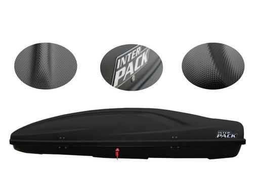 BOX DACHOWY INTER PACK STELLA 480 KEVLAR CZARNY FLEXI FIT do każdej belki na Arena.pl