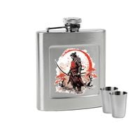 zestaw piersiówka dan barmore samuraj 240ml z kieliszkami
