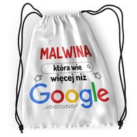 Plecak Dla Malwiny Sportowy Szkolny Worek Torba Z Nadrukiem Ze Zdjęciem