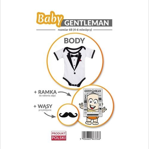 Baby Gentleman - Body - Rozmiar 68 na Arena.pl