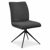 Krzesło obrotowe Camila szenilowe c. szare do kuchni jadalni salonu