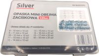 ZESTAW OPASEK ZACISKOWYCH CYBANTY OBEJMY STALOWE SPRĘŻYSTE 135 ELEMENTÓW