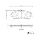 Klocki hamulcowe PRZÓD TYŁ Mitsubishi FUSO Canter VIII 2012 2013 2014 2015