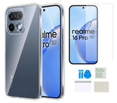 Etui silikonowe do REALME 16 PRO 5G case 2mm obudowa + folia ochronna TPU