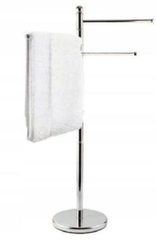 STOJAK na RĘCZNIKI wieszak 3 RAMIONA obrotowe na Arena.pl