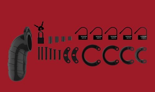 chastity model 05 black pas cnoty czarny man cage na Arena.pl