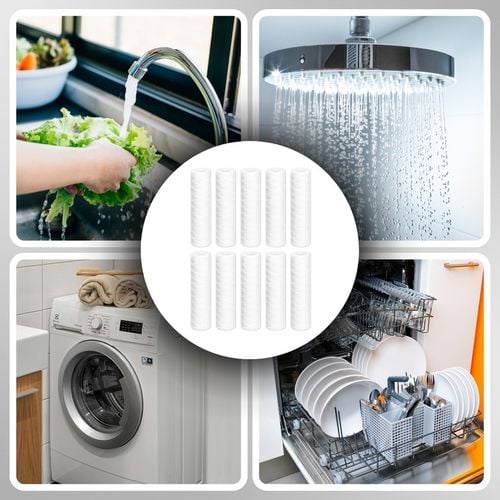 FILTR DO WODY WKŁAD FILTRUJĄCY SZNURKOWY ZMIĘKCZAJĄCY PP5 10" ZESTAW na Arena.pl