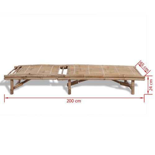 Regulowany leżak bambusowy na Arena.pl