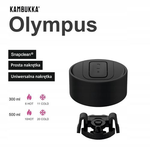 KAMBUKKA 11-02010 Kubek termiczny Kambukka Olympus 0,3L czarny na Arena.pl