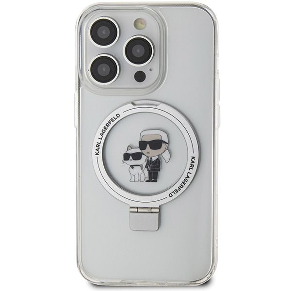 Etui Karl Lagerfeld do iPhone 14 Pro, Biały, MagSafe zdjęcie 3