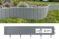 Ekopalisada Palisada ogrodowa 100 cm, wys. 22 cm Szara