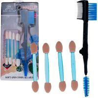 PĘDZLE DO MAKIJAŻU OCZU CIENIE BRWI RZĘSY AKCESORI