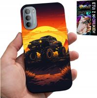 ETUI DO MOTOROLA G31 / G41 - MONSTERTRUCK, CIĘŻARÓWKA, WZORY + FOLIA