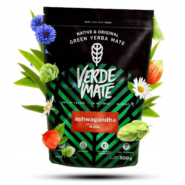 Verde Mate Green Ashwagandha 0,5kg zdjęcie 4