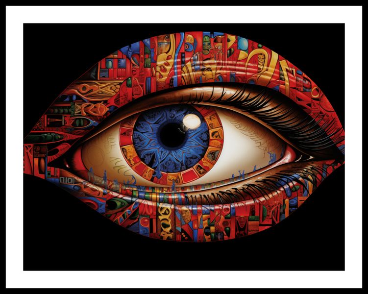 Plakat 65x50cm W Oku Obserwatora zdjęcie 3