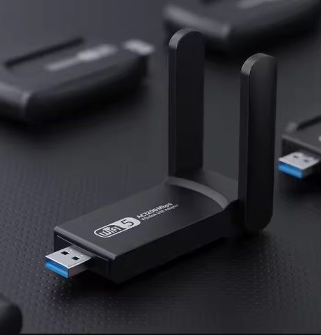 ADAPTER WI-FI KARTA SIECIOWA USB 3.0 1300Mbps ANTENA ZEWNĘTRZNA WIFI na Arena.pl