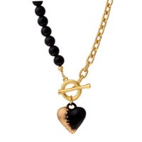 naszyjnik onyks z pękatym sercem ii (c21/kor/68au)