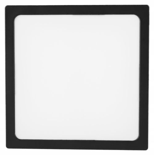 Panel Plafon Sufitowy LED Natynkowy Kwadrat Czarny 24W Nie Mruga CCD na Arena.pl