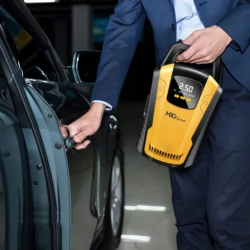 KOMPRESOR SAMOCHODOWY Pompka Sprężarka 12V LED LCD na Arena.pl