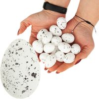 36X JAJKA JAJECZKA PRZEPIÓRCZE NAKRAPIANE DO KOSZYCZKA STROIKA WIELKANOCNE