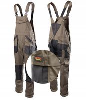 Spodnie robocze ogrodniczki monterskie do pracy mocne wytrzymałe Khaki r.27