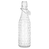 Butelka Szklana z Korkiem Klipsem na Wino Nalewkę Likier Syrop Sok 500 ml