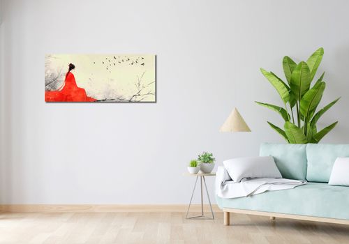 Obraz 100x40cm Diva Na Gałęzi na Arena.pl