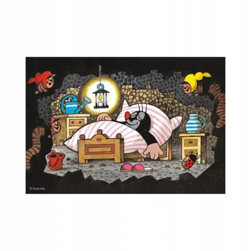 Puzzle Dino Krecik 41 elementów Puzzle 2w1 z Krecikiem 48 elementów na Arena.pl