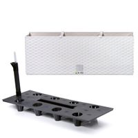 Donica skrzynka wkład nawadniający 19,2x51,4x18,6 cm biały