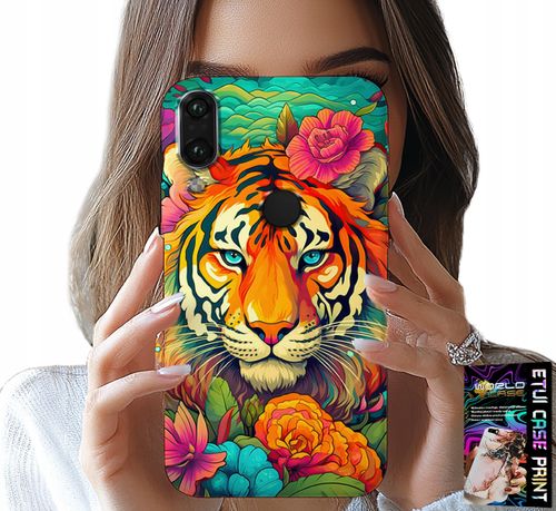 ETUI DO XIAOMI NOTE 7 - ZWIERZĘCE WZORY TYGRYS TYGRYSEK CASE na Arena.pl