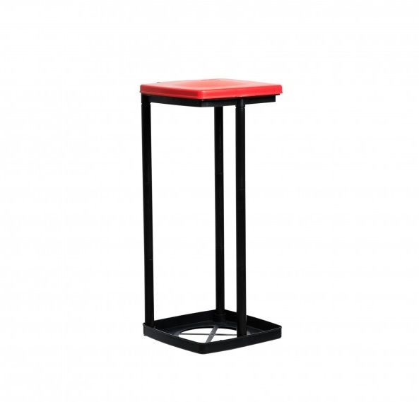 KOSZ ŚMIECI STELAŻ STOJAK NA WORKI 120 L NIEBIESKI zdjęcie 3