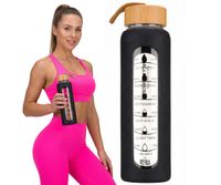 szklana butelka 960ml ptn sbw-01-960-7922 black