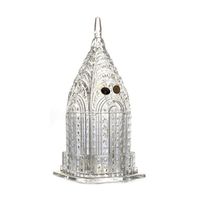 POJEMNIK BOMBONIERA KRYSZTAŁOWA BOHEMIA EMPIRE STATE NEW YORK 30 CM