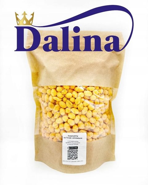 Orzeszki ziemne w chrupiącej panierce ŚMIETANA I CEBULA 1000g 1kg Dalina zdjęcie 2