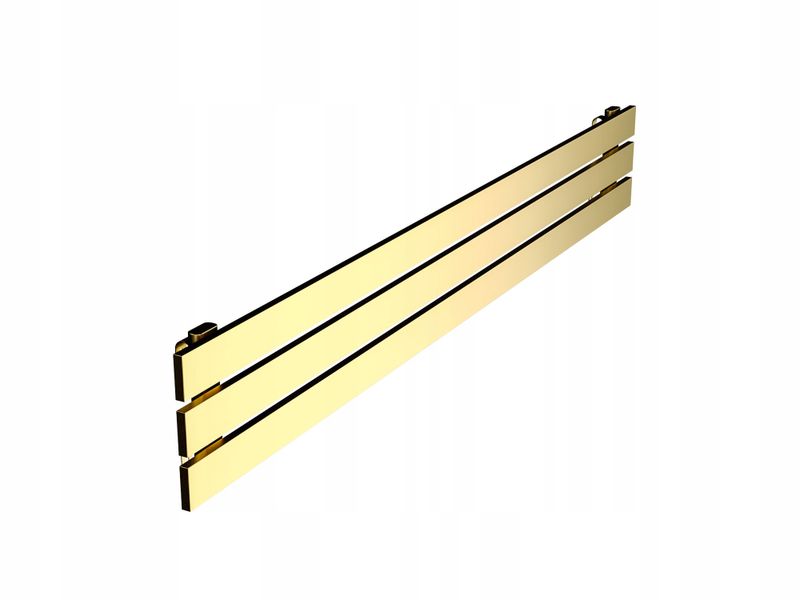 Grzejnik pokojowy poziomy BELLOSLIM 22x140 złoty zdjęcie 1