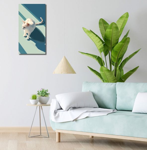 Obraz 30x60cm Kocia Persona zdjęcie 2