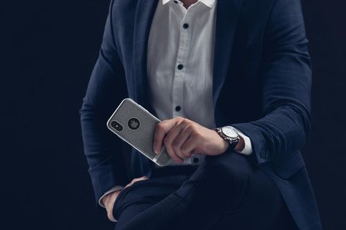 Moshi Vesta - Etui iPhone X (Herringbone Gray) na Arena.pl